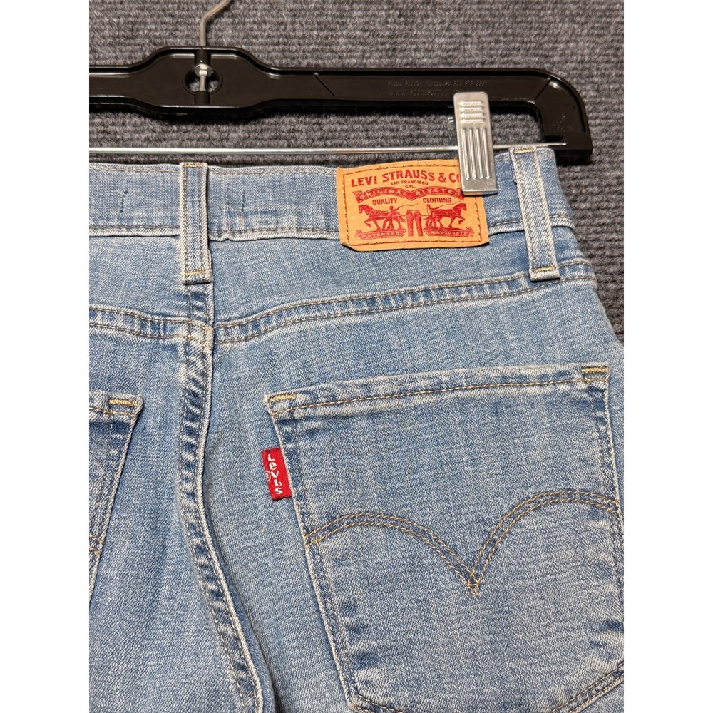 Levi 724 High Rise Straight Women 24 Blue Denim Jeans 18883-0159 - Picture 4 of 10